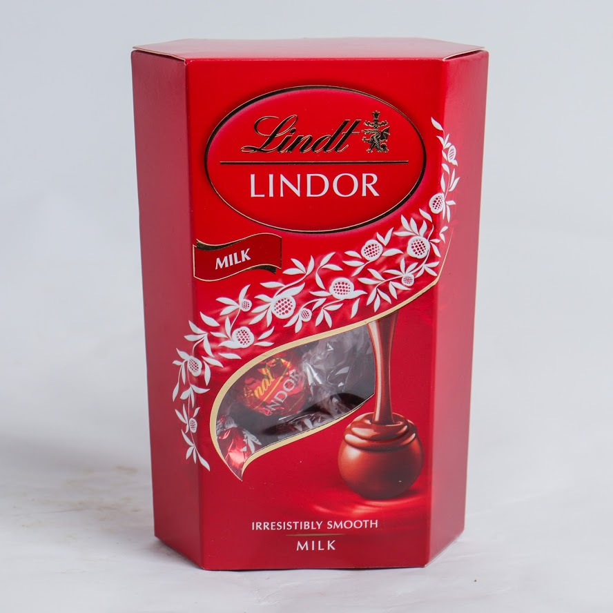 Lindt Lindor čokoládové guličky Milk