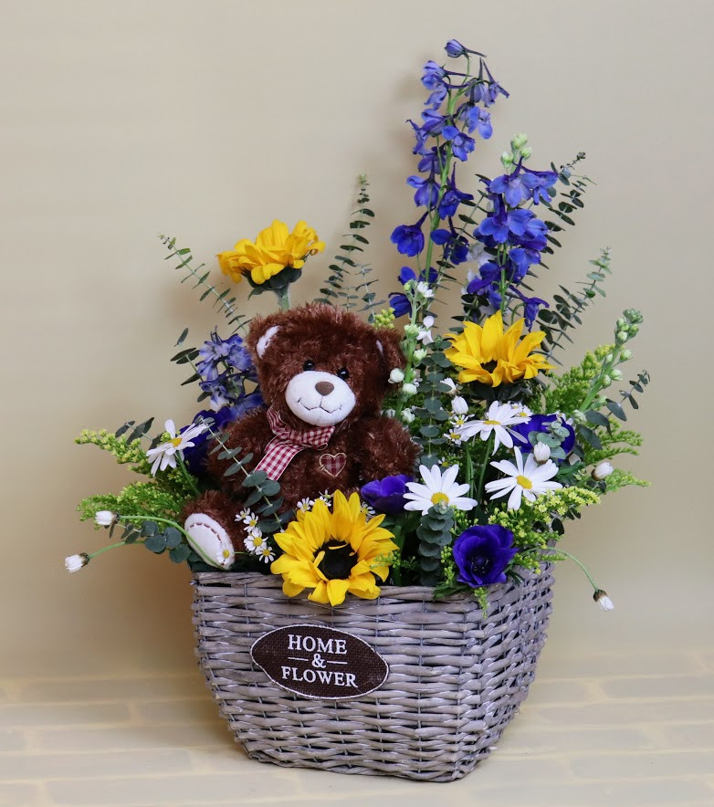 Kvetinový kôš Bear basket