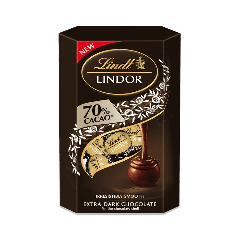 Lindt Lindor čokoládové guličky 70%