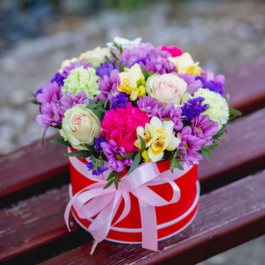 Flower box pastel