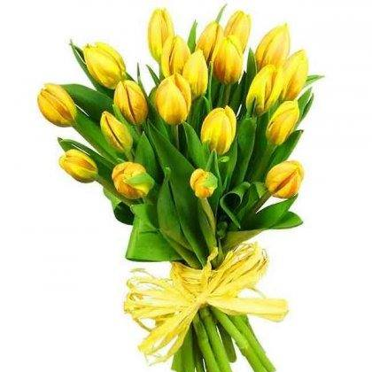 Kytica Žlté tulipány - Osobný odber
