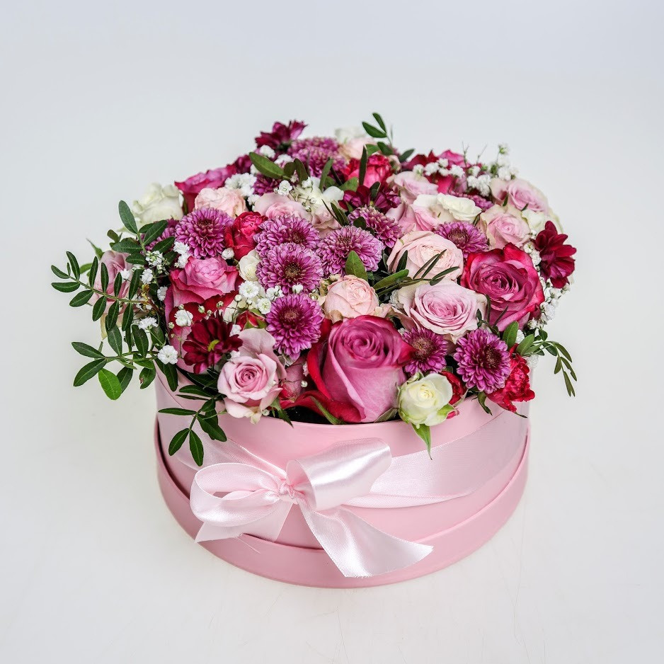 Flower box pink