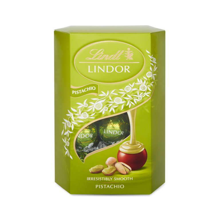 Lindt Lindor čokoládové guličky Pistachio